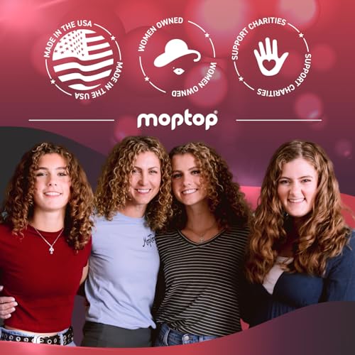 MopTop Salon Anti Frizz Curl Defining Gel 8oz for Wavy & Curly Hair – Medium Hold