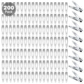 200-Pack Fingernail Clippers Nail Clippers in Bulk for Women Man Portable Sturdy Stainless Steel Small Nail Cutter Bulk Toenail Clippers Multipack for Travel Homeless Care Package Supplies
