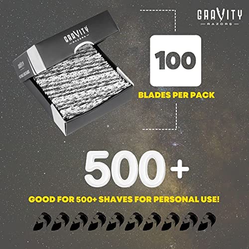 Single Edge Razor Blades - Swedish Steel - 300 Count - Compatible with Most Razors