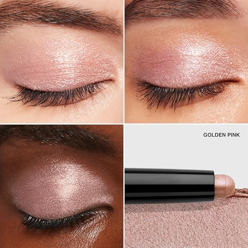 Mini Long-Wear Cream Shadow Stick Duo - Golden Pink & Smokey Topaz, 24-Hour Eye Makeup