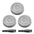 3PCS Sweetlf Replacement Blades for SweetLF Electric Razor for Men, Sweet LF Replacement Heads for SweetLF Shaver SWS7105 SWS7105BK, 2 Cleaning Brush