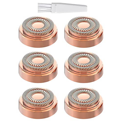 Rose Gold Replacement Heads for Flawless Gen 2 Hair Remover - 6 Pack