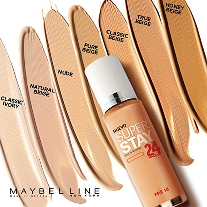 Maybelline New York Super Stay 24Hr Makeup, Classic Ivory, 1 Fluid Ounce