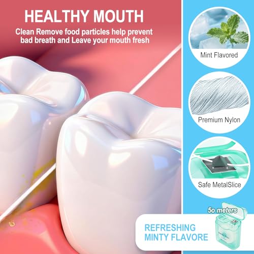 50 Pack Disposable Toothbrush Set with Toothpaste & Floss - Travel Hygiene Kit