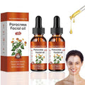 100% Pure Organic Paracress Facial Oil - Anti-Aging Moisturizing Essential Oil with Spilanthes Acmella Oleracea Flower & MCT Oil for Wrinkle Reduction, Moisturizing & Glowing Skin Face Oil (2pcs)