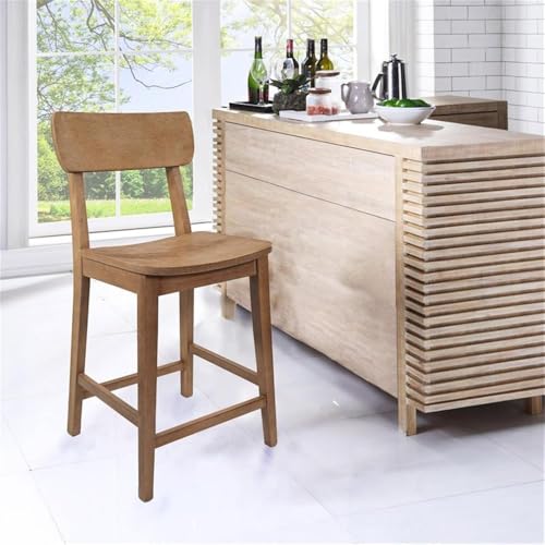 Boraam Torino Counter Height Stool - Barnwood Wire-Brush Finish