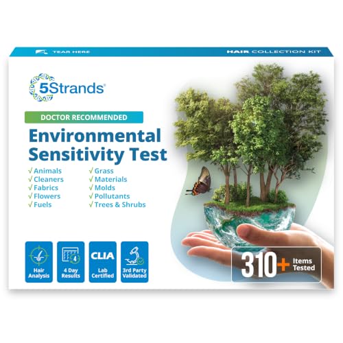Environmental Sensitivity Test Kit for Adults & Kids - 310 Items Tested