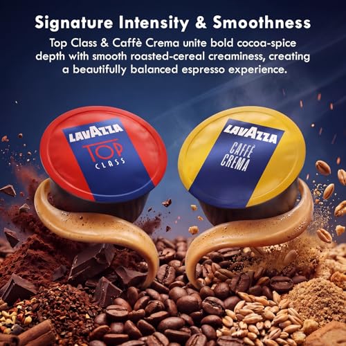 Lavazza Blue Coffee Capsules Variety Pack - 100 Pods (20 Each Flavor) - Compatible with LB Machines