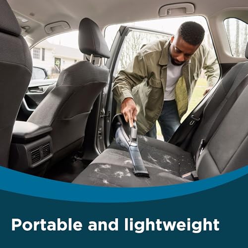 New Reveal Handheld Cordless Vacuum with LED Light, Long Runtime, Crevice Tool