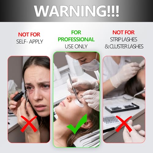 Black UV Eyelash Extension Glue 5ml - Strong Bond & Waterproof