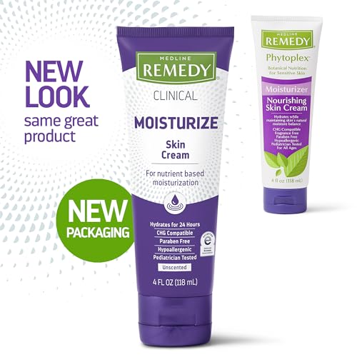 Moisturizing Skin Cream for Dry & Sensitive Skin - Unscented, 4 fl oz, 12 Pack