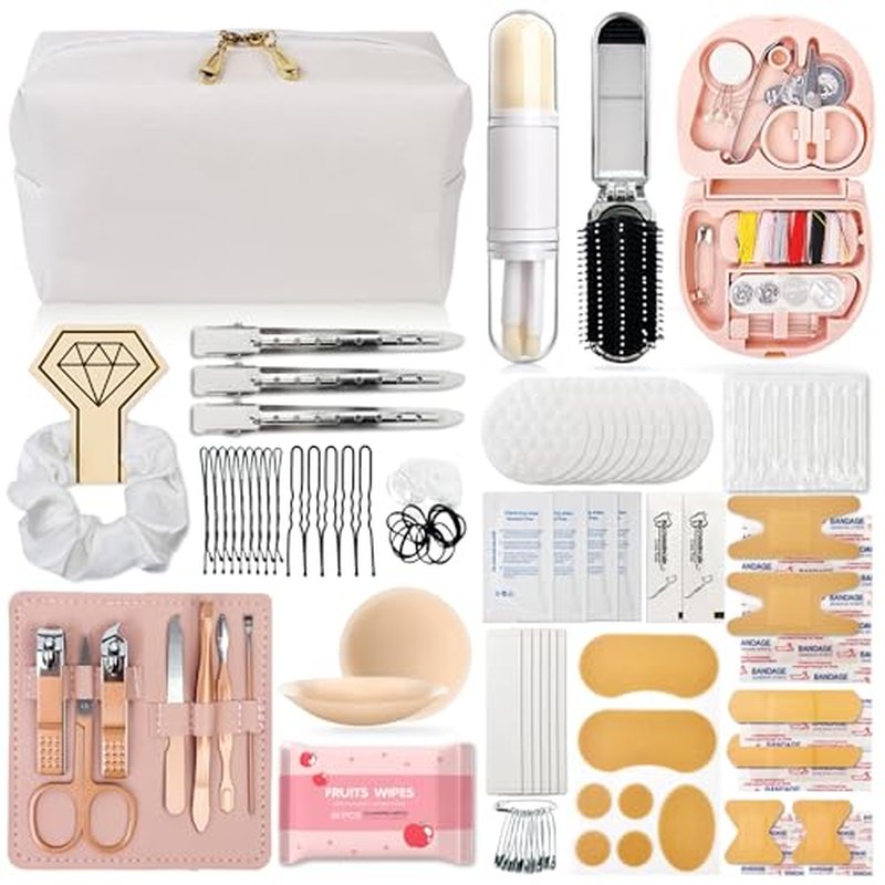 ARK Survivor Women's Wedding Emergency Kit 39 Essential Items for Brides Team Bride All in One Travel Kit Personal Care Women's Travel Set