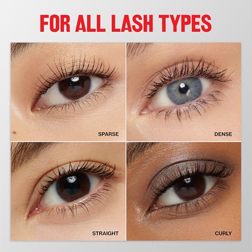 Revlon ColorStay Full Time Mascara, Volumizing Eye Makeup, 24 Hour Wear, Smudge-Proof, Non-Clumping and Flake-Free Formula, 401 Blackest Black