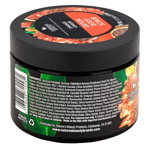 Orange Ginger Detox Body Scrub Multi-Pack - Gently Exfoliate & Revitalize Skin