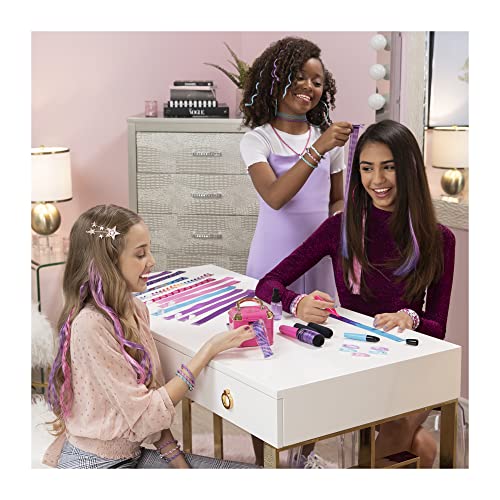 Cool Maker, Hollywood Hair Extension Maker for Girls with 6 Bonus Extensions (18 Total) and Accessories, Amazon Exclusive