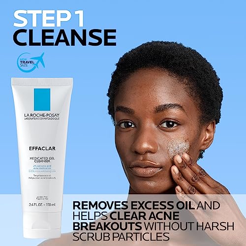 Effaclar Medicated Acne Face Wash with Salicylic Acid - 2.95 Fl Oz Pack of 2