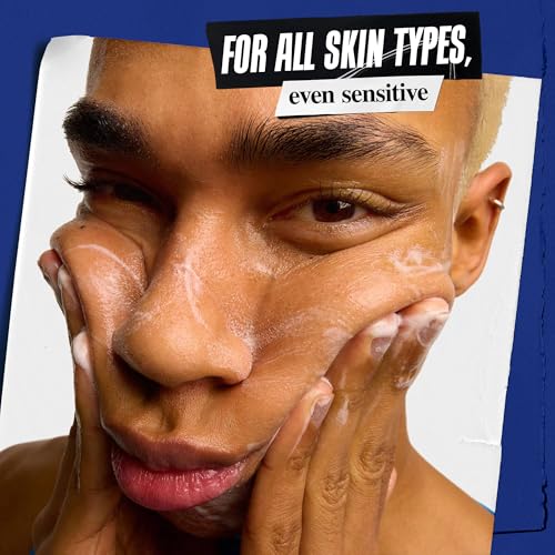 Men's Energizing Face Wash 8.4 Fl Oz - Refreshing Facial Cleansing Gel for Dull Skin