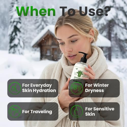 Daily Body Lotion for Dry & Sensitive Skin ? Grass Fed Tallow & Aloe Vera Moisturizer for Face & Body ? Non-Toxic, Deep Hydration, After Sun Care