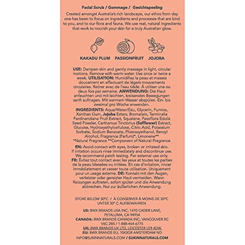 Sukin Brightening Jelly Exfoliator with Kakadu Plum & Jojoba, 4.23 Ounce