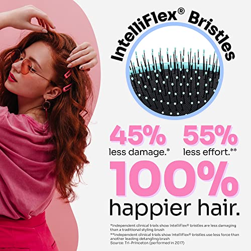 Wet Brush Original Detangler Pink Hair Brush - Ultra-Soft IntelliFlex Bristles Glide Through Tangles for All Hair Types, Amazon Exclusive, 1 Count, Unisex