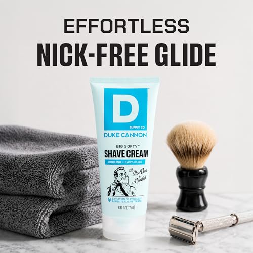 Men's Shaving Cream with Aloe Vera Shea Butter & Macadamia Oil - 6 oz 2 Pack