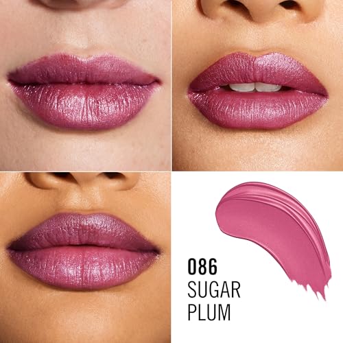 Rimmel Lipstick 086 Sugar Plum Long-Lasting Lip Color - 8 Hours