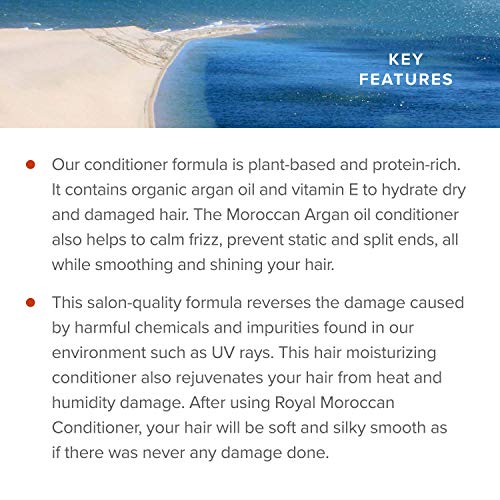 Moroccan Argan Oil Moisturizing Conditioner 500ml for Color-Treated & Dry Hair