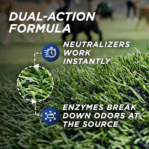 30 Seconds Outdoor Odor Eliminator for Pets 64 Oz Hose Sprayer & Refill - Grass & Turf Safe