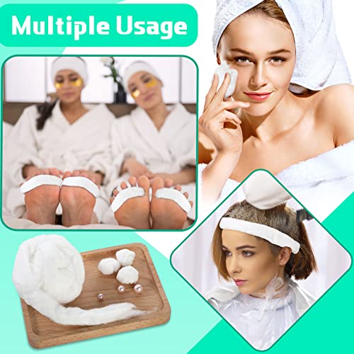 Mixweer Cotton Roll for Salon 520 Feet 2lb Cotton Sliver for Cleaning, Skin Care, Manicures, Salon, 1800g, Easy to Use