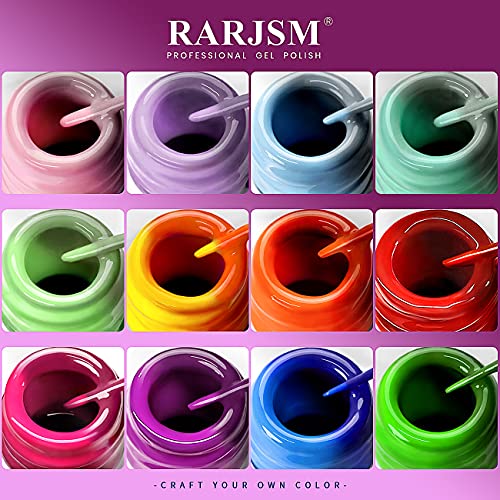Color Changing Gel Nail Polish Set with Line Art Brush - 12 Colors, Temperature Reactive, Easy to Use - Variation of THIS listing