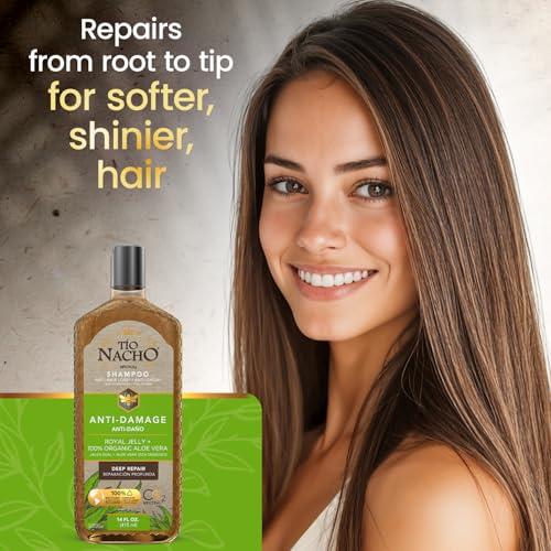 Aloe Vera Shampoo with Royal Jelly & Keratin - 14 Fl Oz, Pack of 3