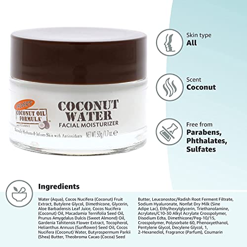 Facial Moisturizer Set - Hydrating Coconut & Vitamin E, 1.7 oz x 2
