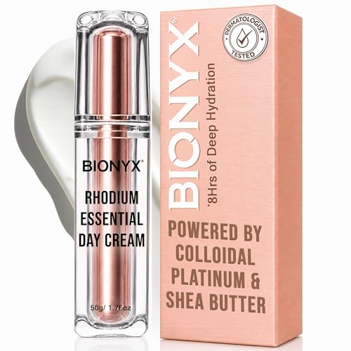 Rhodium Day Cream with Colloidal Platinum - Anti-Aging Moisturizer 1.76 Fl Oz