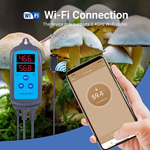 Wi-Fi Humidity Controller for Grow Rooms, Greenhouses, and Humidifiers