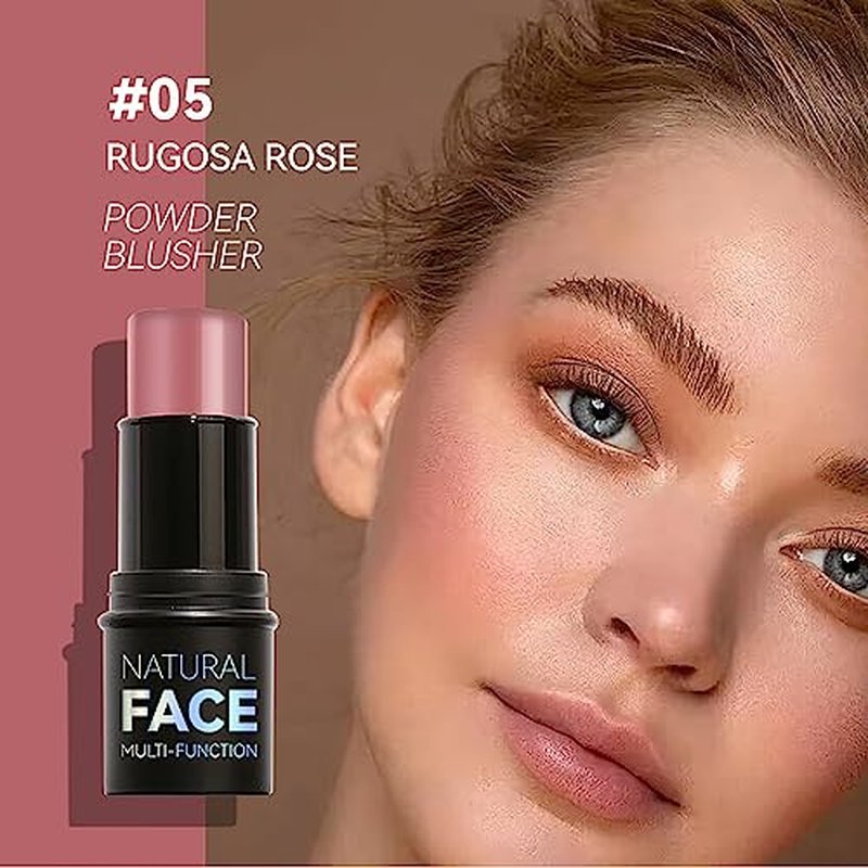 Cream Contour Sticks 3 Pcs Highlighter Bronzer Blush Face Makeup Contouring Bronzing Pen Creme Cheek Blush & Brightens Illuminator Highlight Foundation Waterproof Cosmetics Set Medium