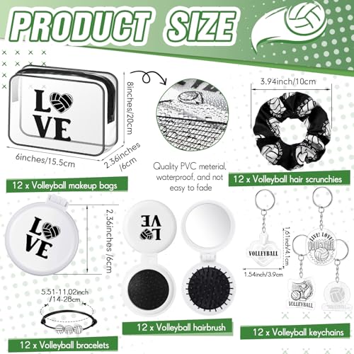 Volleyball Party Favors Set - 60 Pcs Team Gifts for Volleyball Themed Events