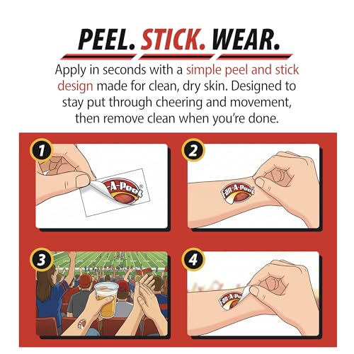 Fan-A-Peel Duke Waterless Temporary Tattoos - Hypoallergenic Peel and Stick Waterproof Temporary Tattoos - Officially Licensed