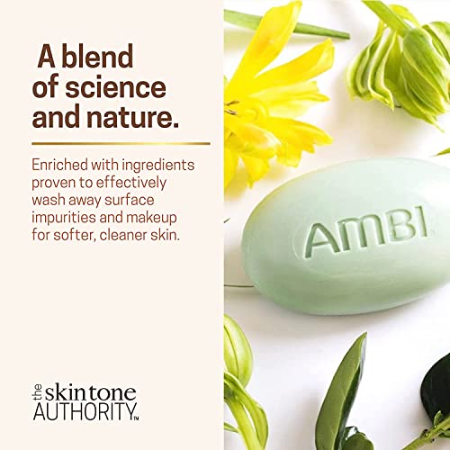 Ambi Complexion Cleansing Bar Soap - Light Fresh Scent, 3.5 oz Pack of 8