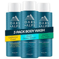 Oars + Alps Body Wash for Men, Mens Body Wash & Face Cleanser with Vitamin E & Antioxidants, Moisturizing, Paraben & Sulfate Free Cleanser, Variety Set, 3pk
