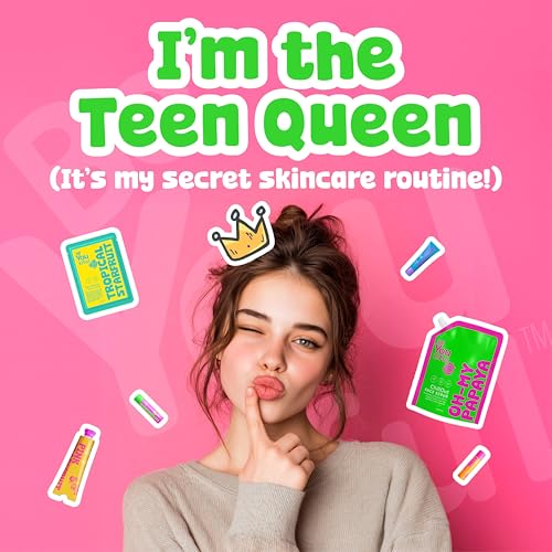 BeYoutiful Teen Skincare Trio, Skin Face Pads, Acne Cleansing Wipes For Teen, Kids & Tween, Fresh, Hydrated & Clear