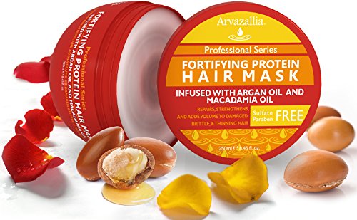 8.45 Fl Oz Hair Mask & Deep Conditioner Set for Damaged Hair - Argan & Macadamia Oil