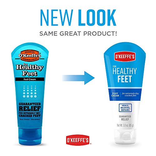 O'Keeffe's K0280004-4 Healthy Feet Foot Cream Tube (4 Pack), 3 oz