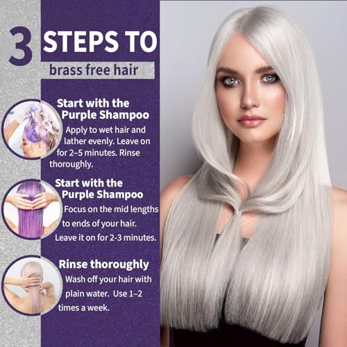 Silver Shine Purple Shampoo & Conditioner Set 16 Fl Oz - Variation of THIS listing