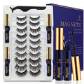 7C SEVENCROWN Black Natural Look 10 Pairs Magnetic Eyeliner & Lash Kit