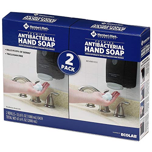 Commercial Foaming Antibacterial Hand Soap Refill 33.8 Fl Oz - Citrus, 2 Pack