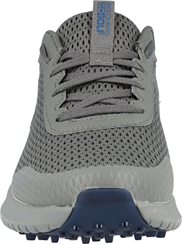 Men's Spikeless Golf Shoes - Skechers Max Fairway 3 Arch Fit Wide Charcoal Navy