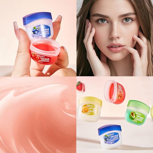 24 Pack Assorted Fruit Lip Balm Set - Hydrating, Moisturizing Lip Care, 1 Count