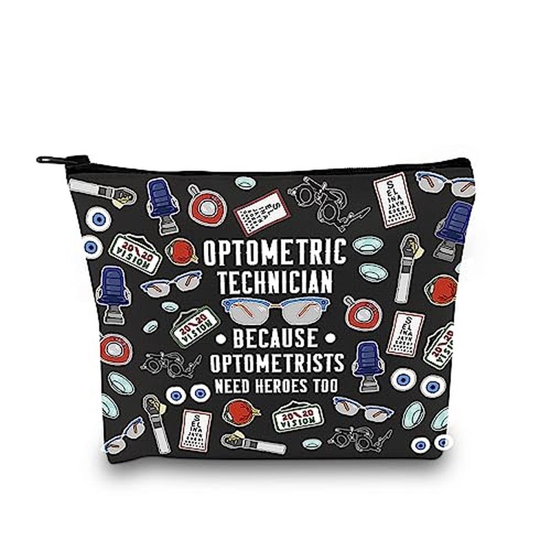 GJTIM Optometry Graduation Gift for Optometrist & Optometric Technician - Vision Care Survival Kit Makeup Bag