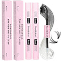 Lash Bond and Seal Kit 2Pcs DIY Lash Extension Waterproof Lashe Cluster Glue 72h Hold Portable Individual Lash Glue for Eyelash Extensions Beginners Black Bond&Clear Seal(5ml+5ml£©