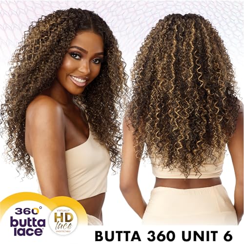 Sensationnel Butta 360 Lace Wig Unit 6 - 1B Offblack Deep Lace Pre-Plucked